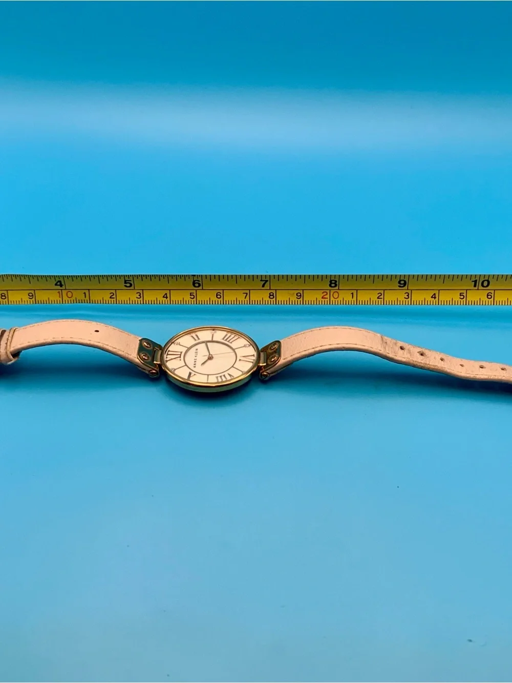 ANNE KLEIN 10/9918 Women’s Quartz Wristwatch MOP Dial Crystals Works New Battery